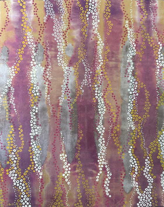 Shibori Shimmer – Plum