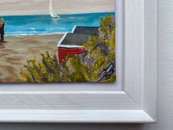 Beach Huts in a Frame