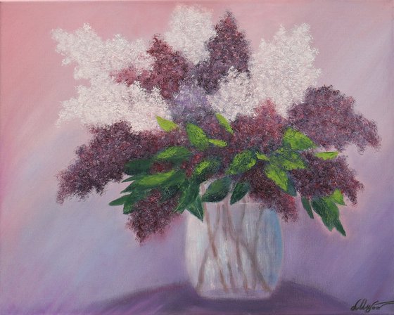 Lilac in a vase