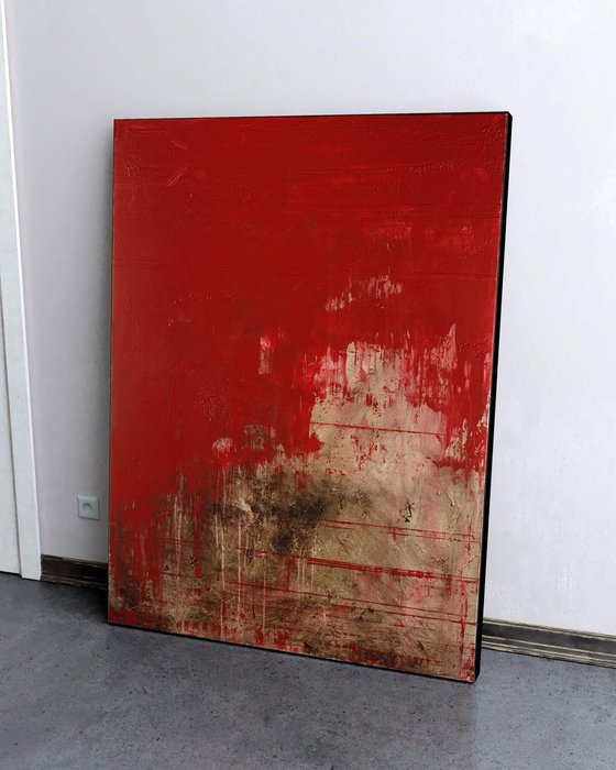 Per Aspera Ad Astra - 48' Large Abstract Artwork