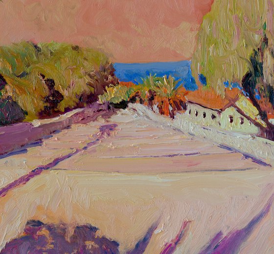 Staircase to the Ocean. Evening