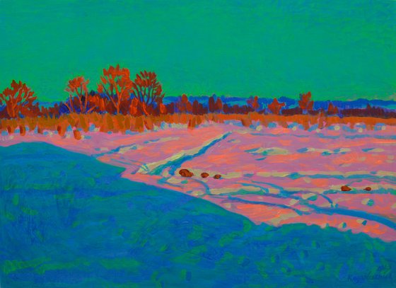 Sunset.Shadow and light