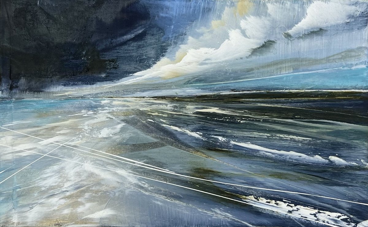 Stormy Shore by Jane Skingley