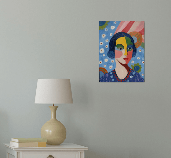 Woman Colorful Portrait 2