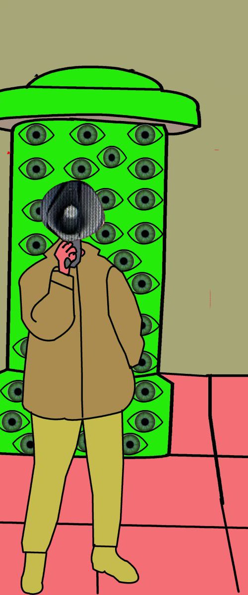 "On sight" pop art print by Artworks by Rina Mualem