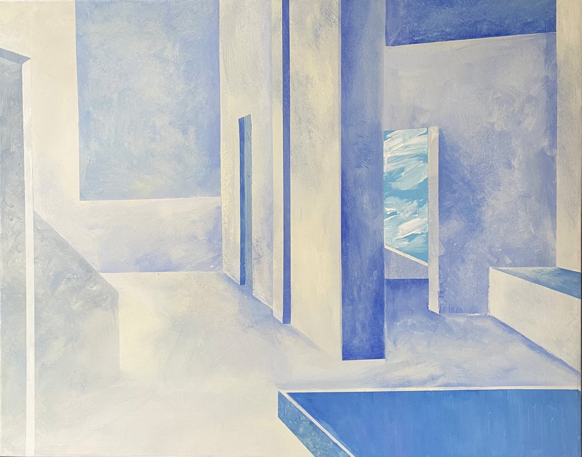 Blue Room 4 by Zakhar Shevchuk