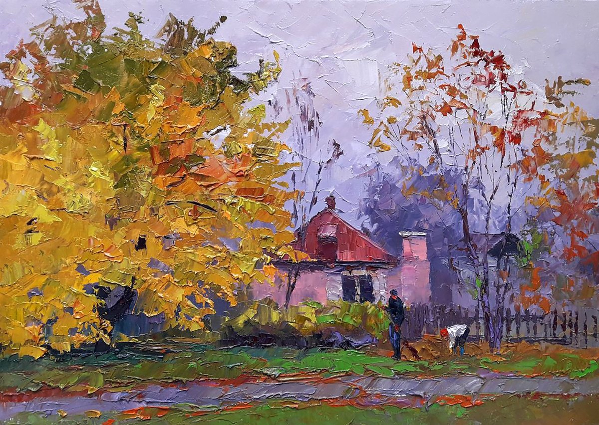 Oil painting November Serdyuk Boris Petrovich nSerb856 by Boris Serdyuk
