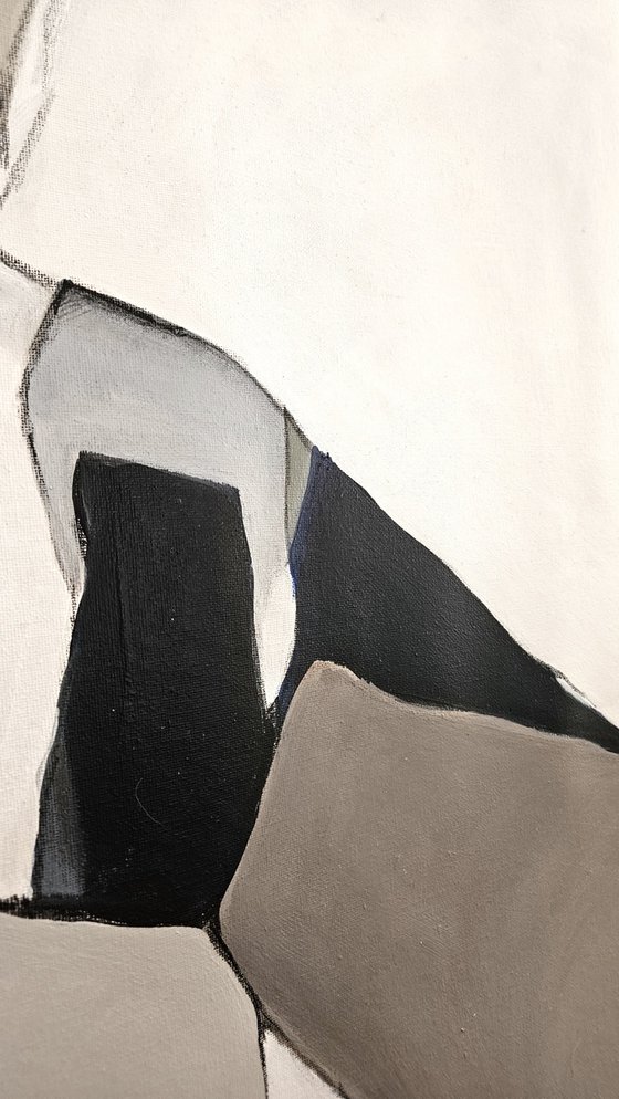 Muted Motion #2 pastel abstraction