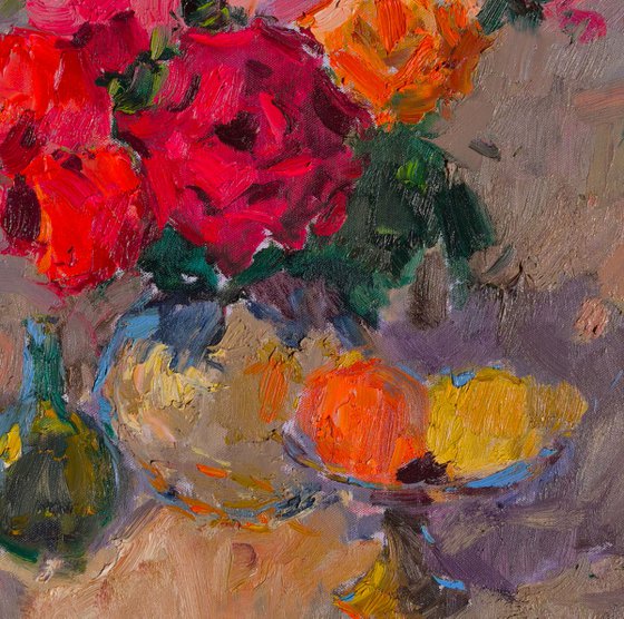 Lush Bouquet of Roses