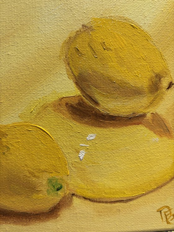 Yellow on Yellow: Lemon Still Life