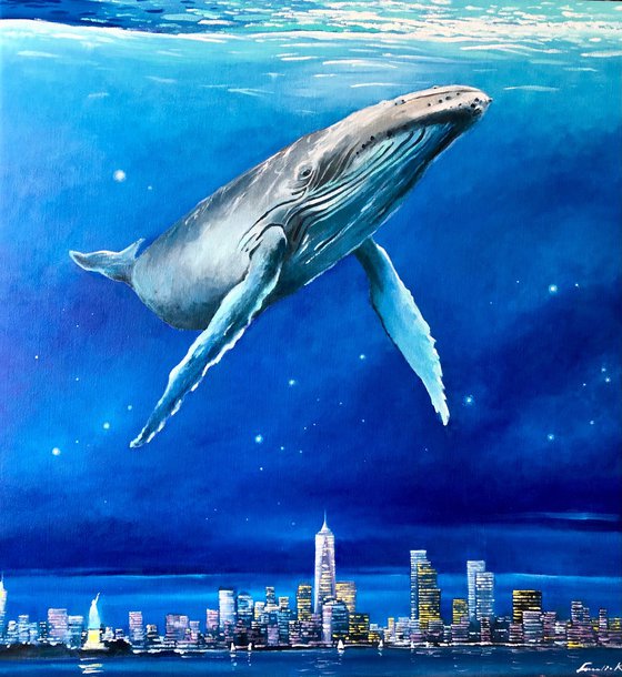 Whale over NY
