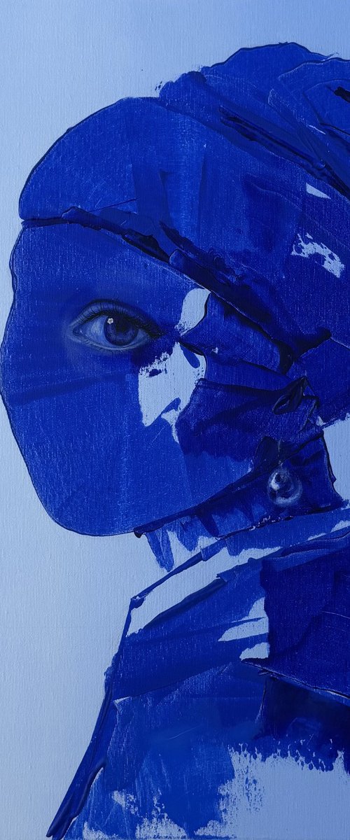 Girl with a Pearl Earring. Reinterpretation. by Lina Kush