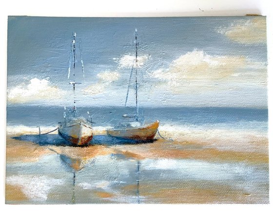 Two sailing boats