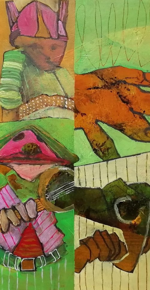 Abstract fragments 11 by Francisco Santos
