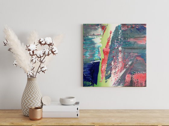40x40 cm Small Abstract Painting Original abstract Canvas Art