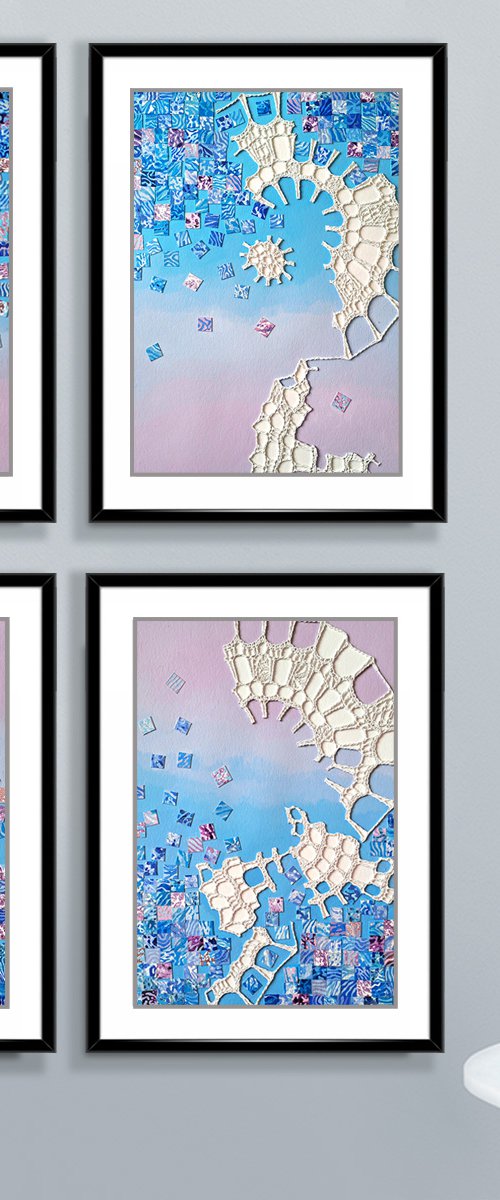 Lost Atlantis, set of 4 by Mariia Raskin