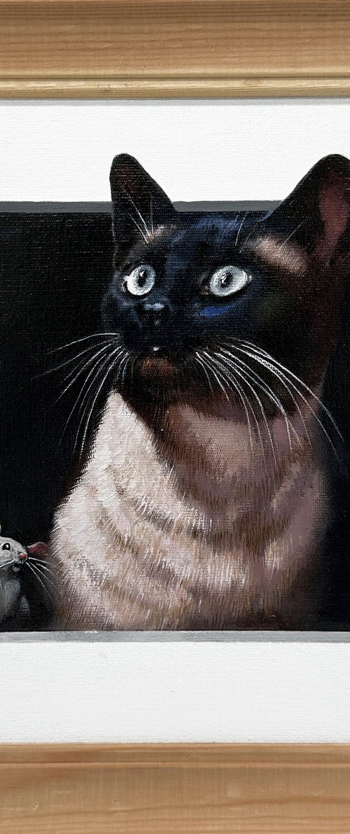 Siamese cat by VICTO