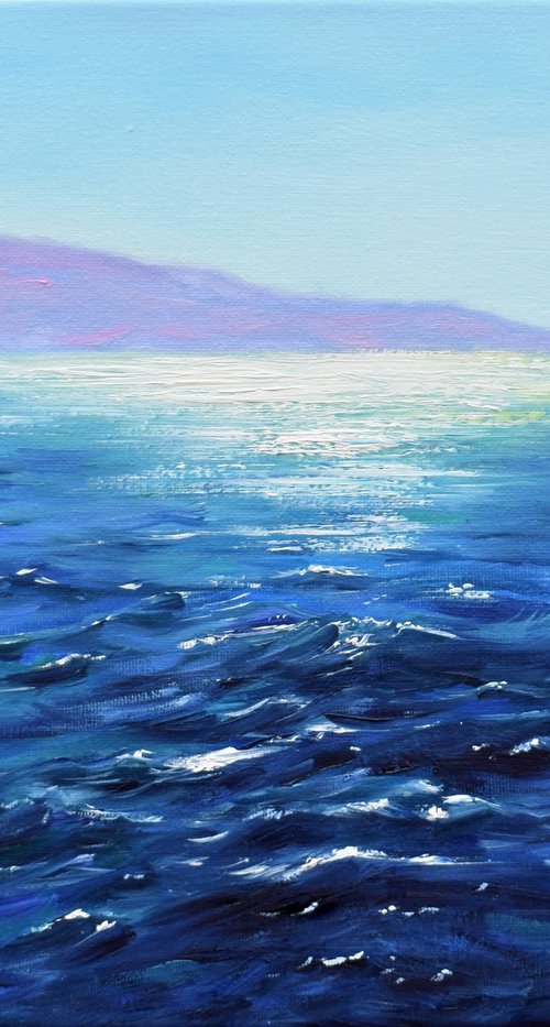 Deep Blue Waves by Yulia Nikonova