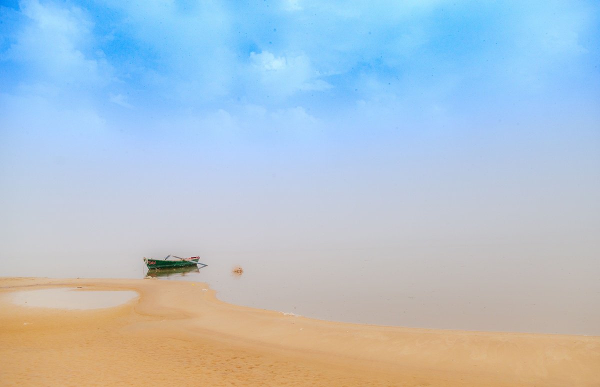 Photorealistic Landscape Photograph By Fatima Mian, 24 X 36, Come Sail Away I, Original Artwork