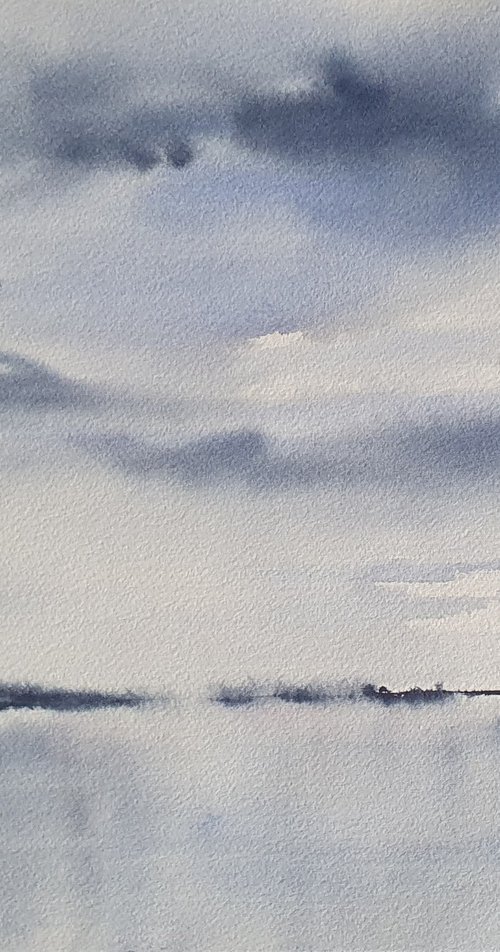 Sea and Cloud Reflections by Charles Pierson