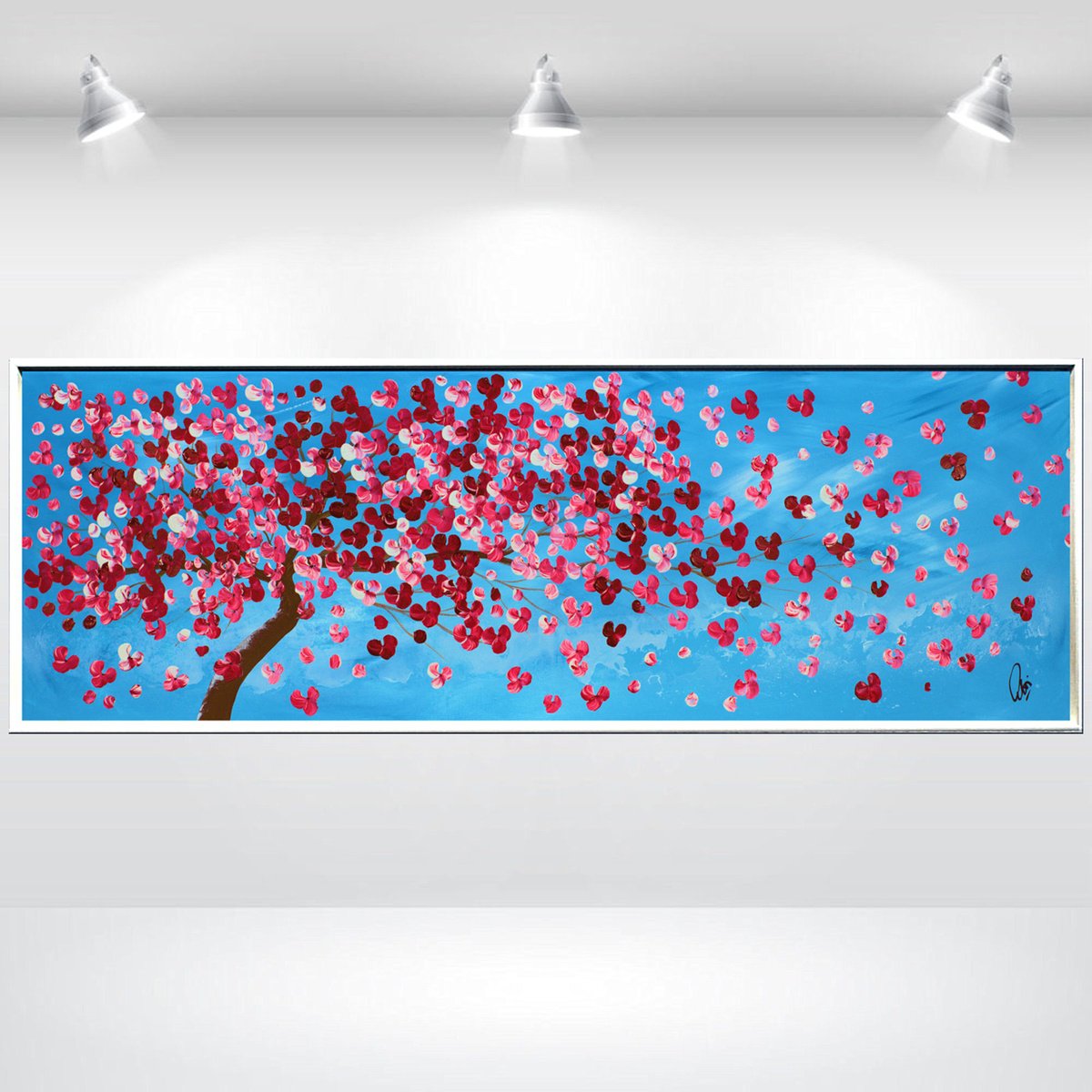  Gone With The Wind 2 By Edelgard Schroer, 48 X 17, Artwork For Sale On Artfinder