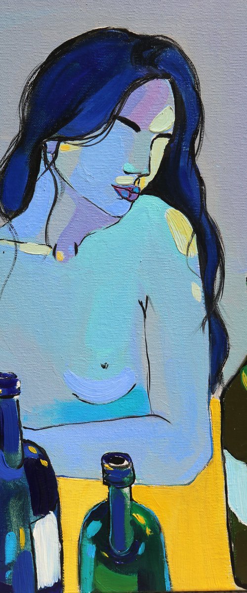 Blue girl by Sirarpi Hunanyan