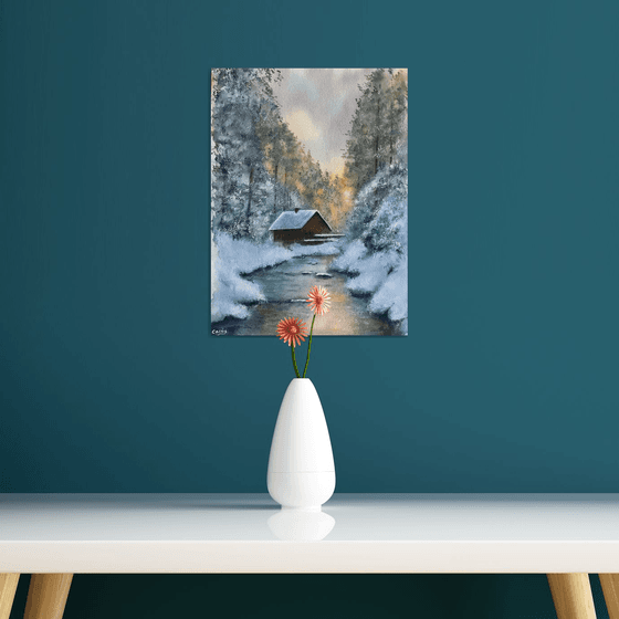 Austrian winter scene