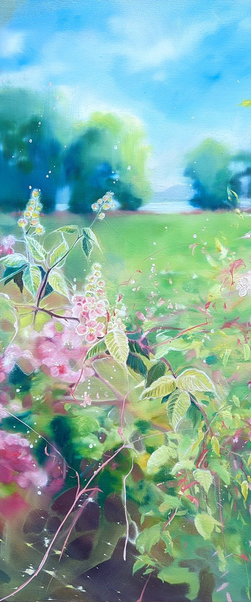 Beyond the Hedgerow by Gill Bustamante