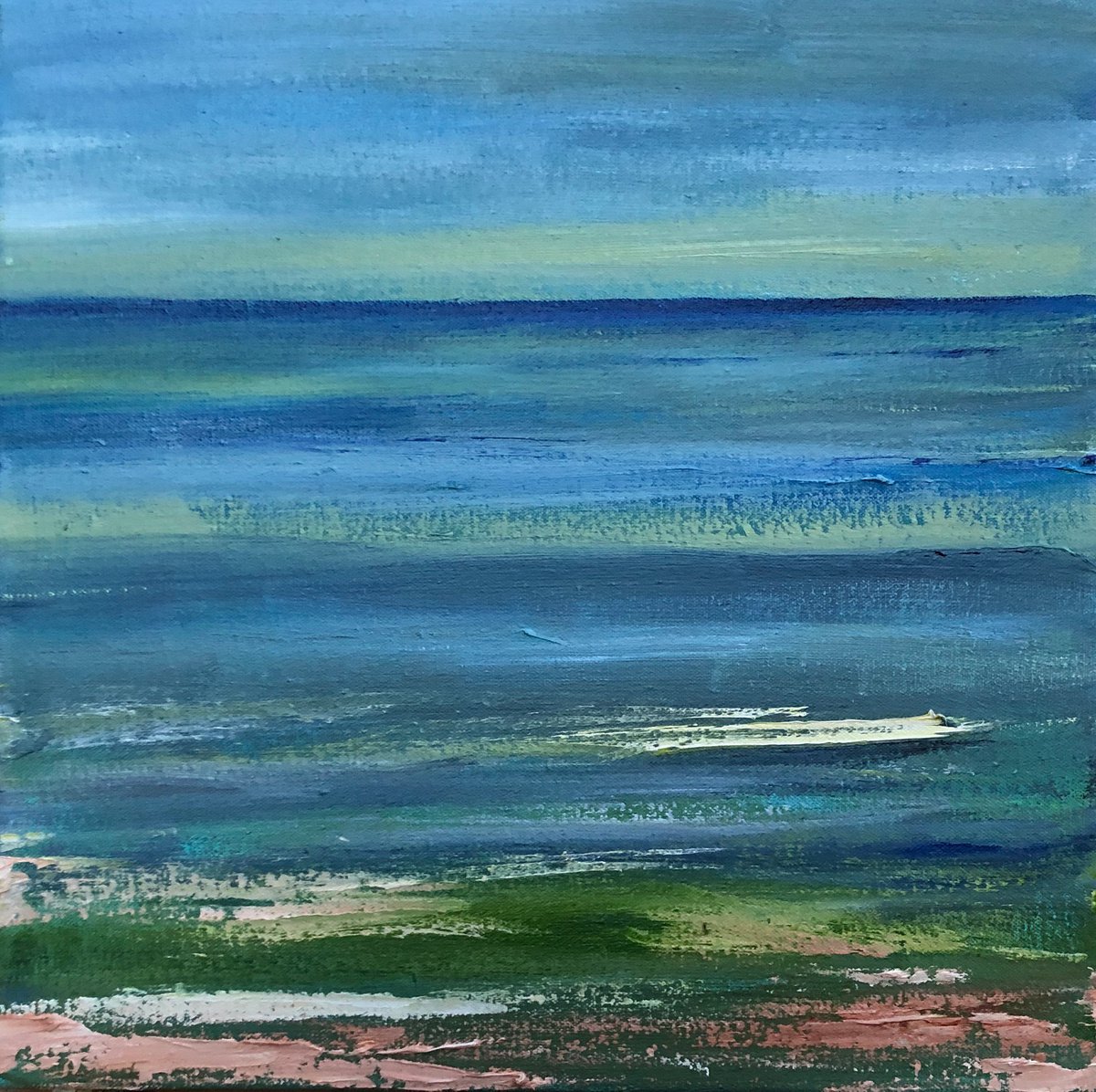 Still Waters By Ann Palmer, 14 X 14, Artwork For Sale On Artfinder
