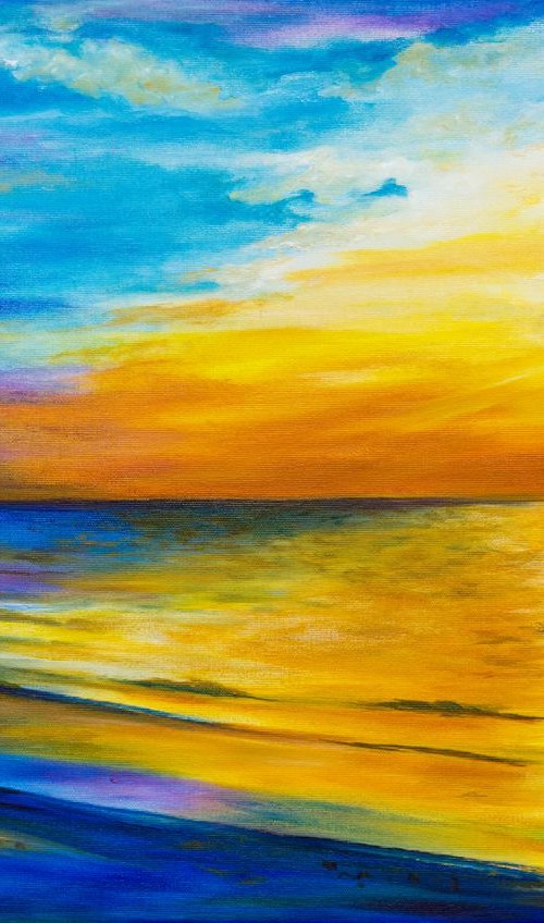 SEA SUNSET by Galyna Shevchencko