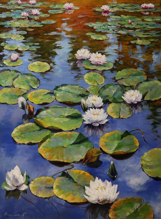 "Summer Morning on the Pond"