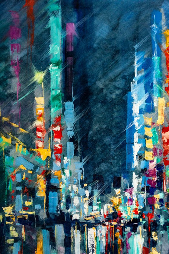 Abstract Night city