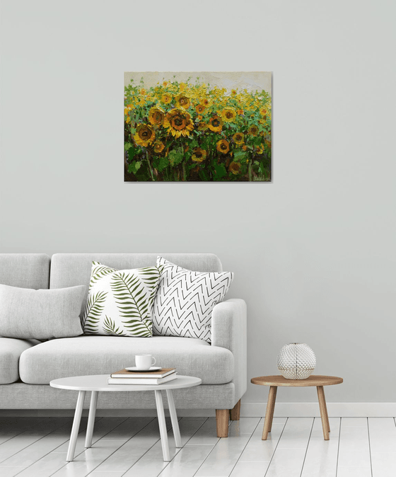 Sunflowers Original Oil painting