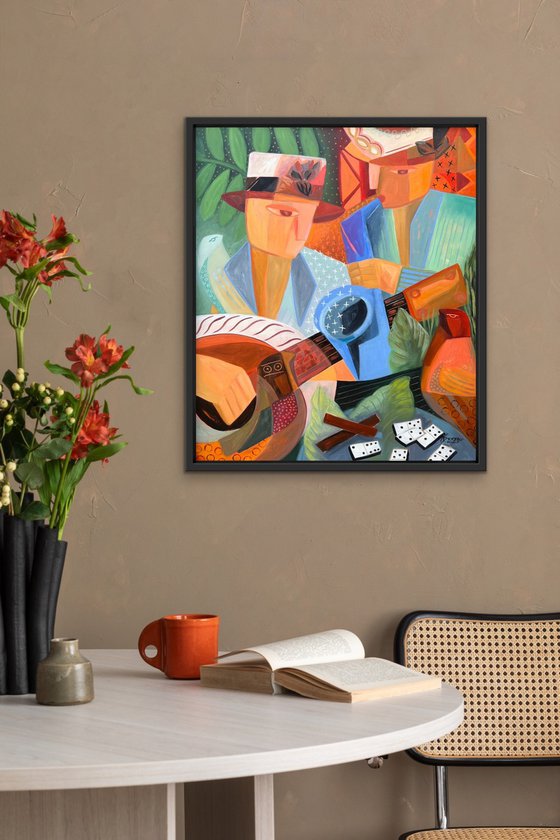 Songs, Stories, Shared Time Music Themed Art