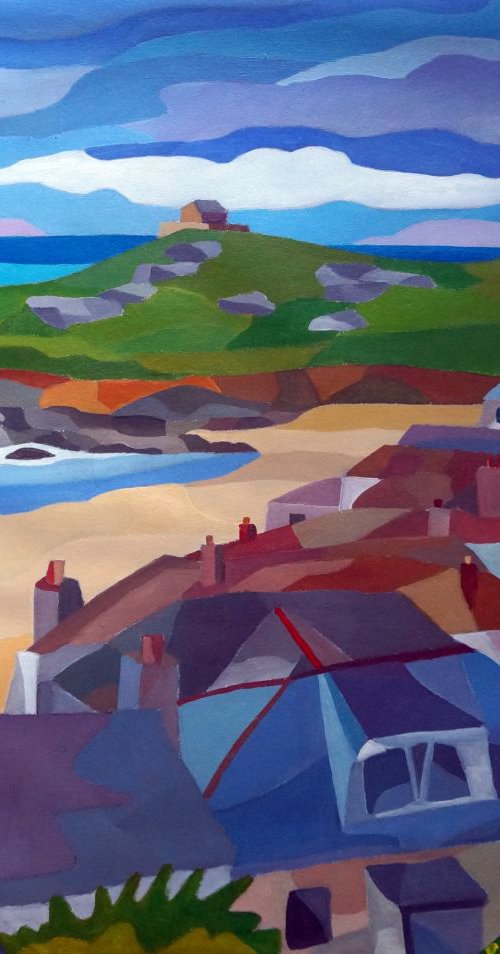 View from The Tate Gallery, St Ives. by Tim Treagust