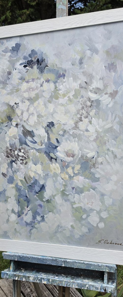 Sage Garden in Pastel Tones by Sveta Osborne