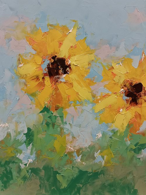 Sunflowers in the field 2 by Marinko Šaric