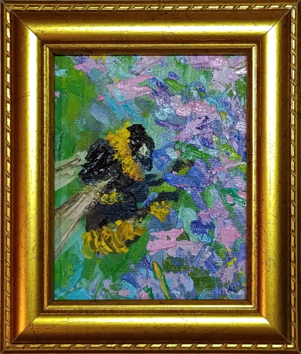 Bumblebee 07 By Salana Art / Svetlana Samovarova, 5 X 5, Artwork For Sale On Artfinder