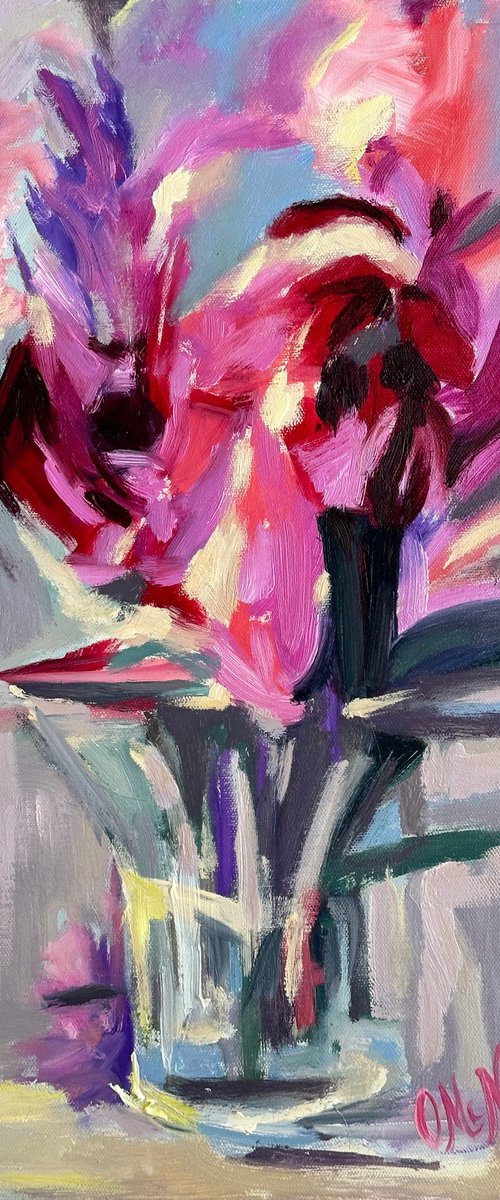 Where Petals Blur and Moments Melt - 2 of 2 by Olga McNamara