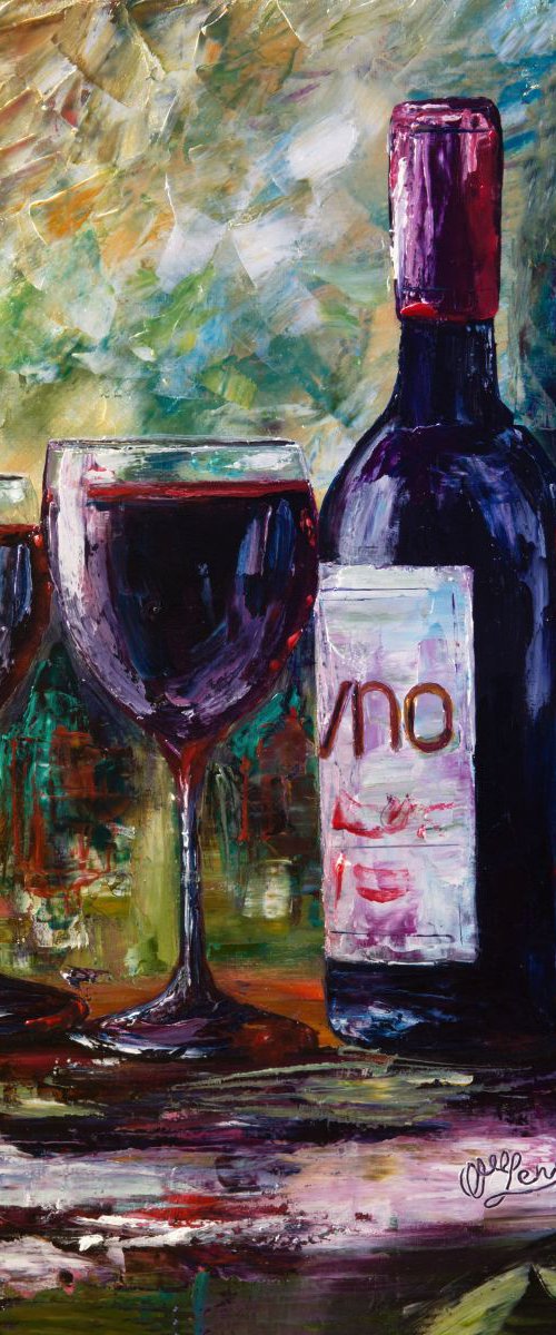 Wine by Lena Owens at OLena Art