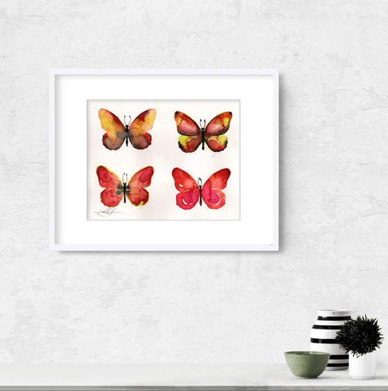 Four Butterflies 3