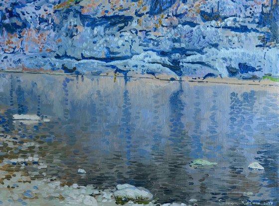 The Chusovaya River at noon