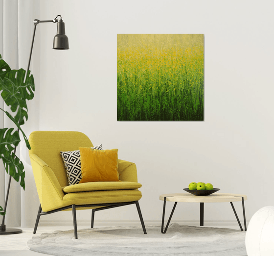 Yellow Blooms - Color Field