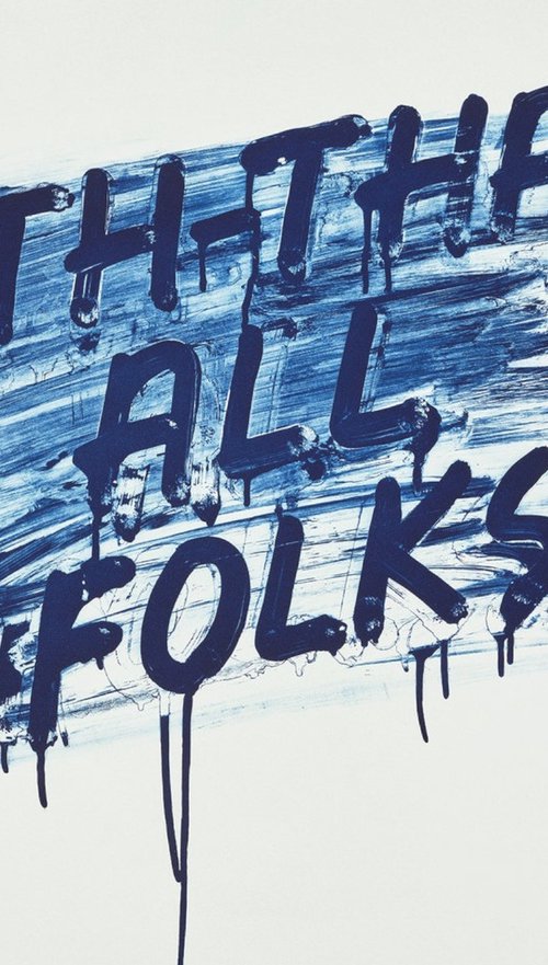 That's All Folks by Mel Bochner