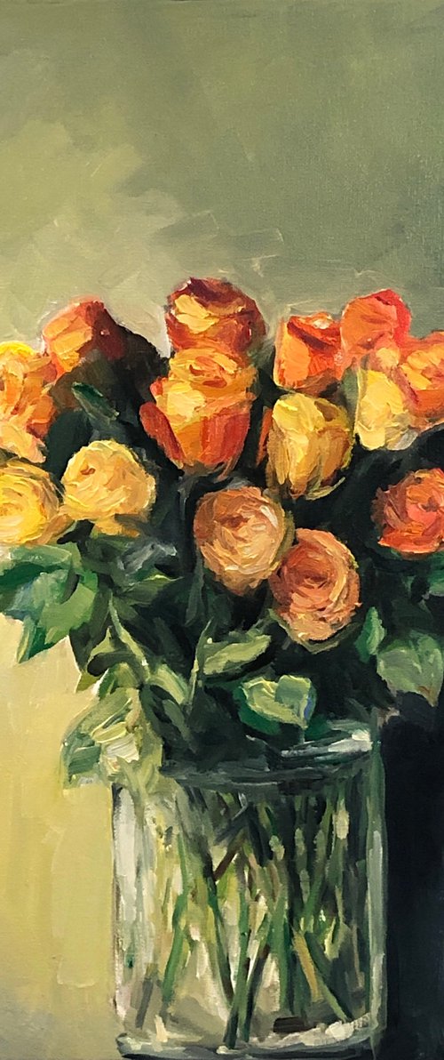 Yellow Roses by Arun Prem