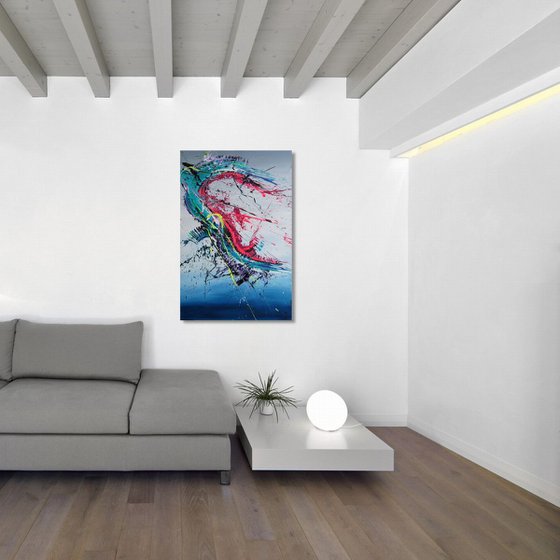 Ripped-tile (Spirits Of Skies 096068) - 80 x 120 cm - XXL (32 x 48 inches)