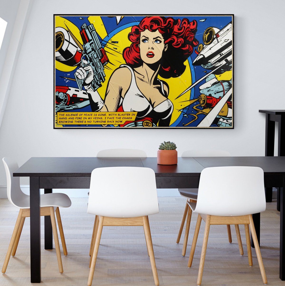 Urban And Pop Painting , Blaster In Hand By Franko, 63 X 39, Artwork For Sale On Artfinder