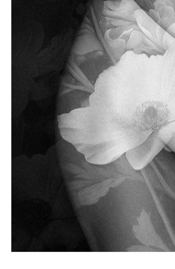 Floral Embrace. Nude.