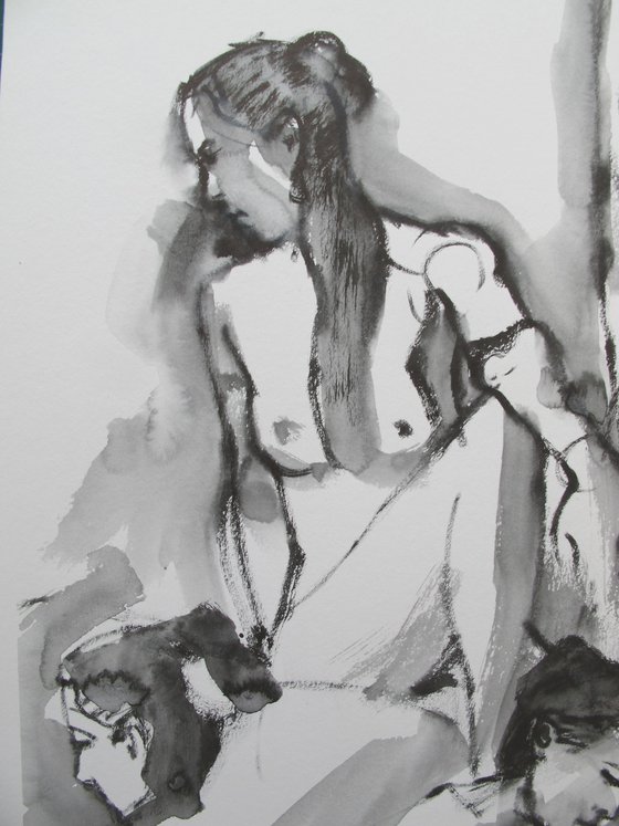 female nude 4 poses
