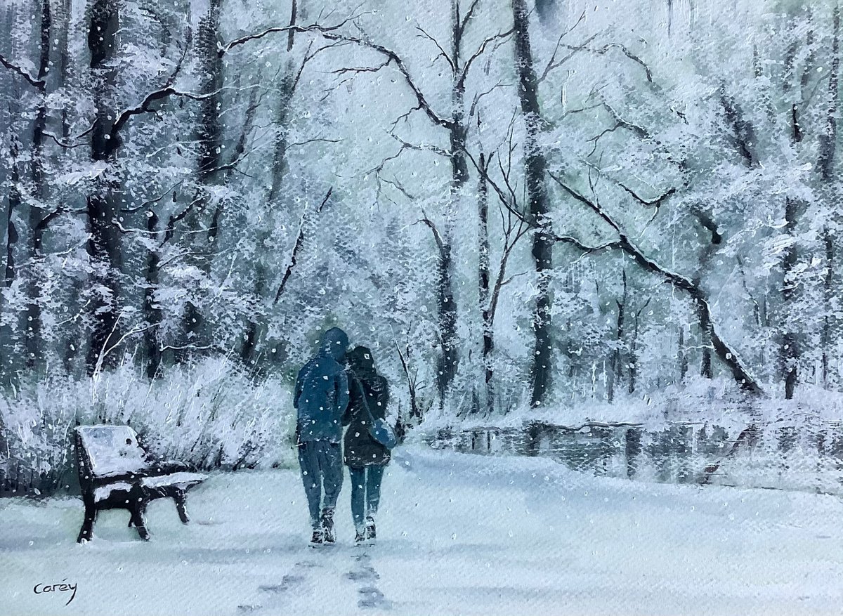 Bitter cold winter by Darren Carey